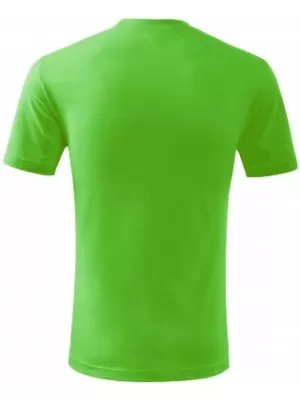 Otroška majica s kratkimi rokavi MALFINI CLASSIC NEW 135 JABOLČNO ZELENA