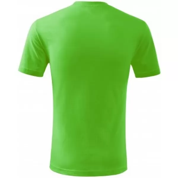  Otroška majica s kratkimi rokavi MALFINI CLASSIC NEW 135 JABOLČNO ZELENA 