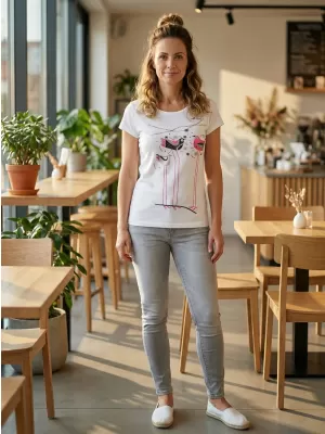 Dámské triko ALTISPORT CARRYOVER ALW043122 BÍLÁ