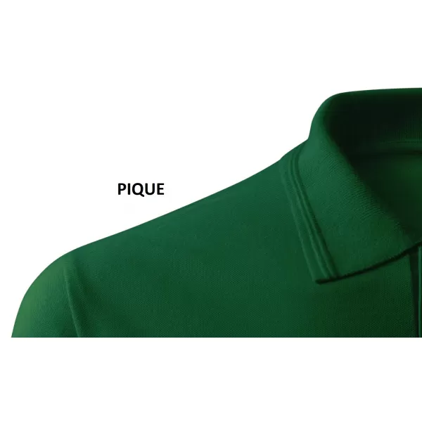 Moška majica s kratkimi rokavi z ovratnikom ALTISPORT ALM013203 STEKLENICA ZELENA 