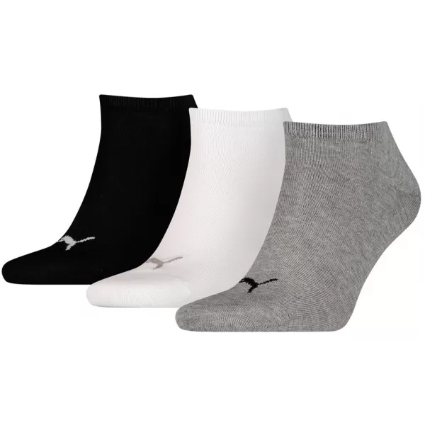  Nogavice PUMA SNEAKER PLAIN 3P SIVA 