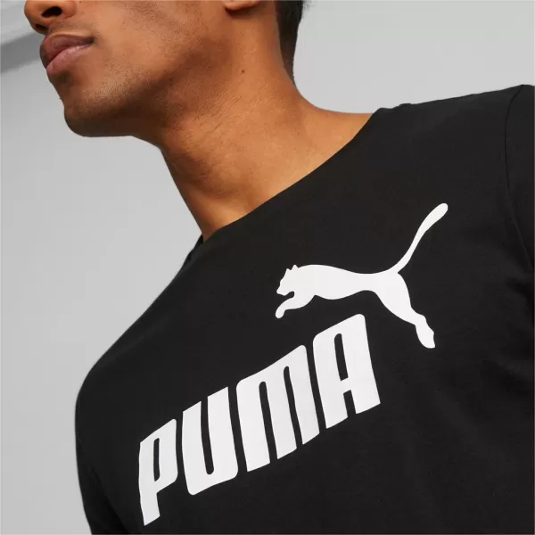  Moška majica s kratkimi rokavi PUMA ESS LOGO TEE ČRNA PUMA 