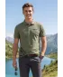 Moška majica s kratkimi rokavi z ovratnikom ALTISPORT ALM013203 KAKI
