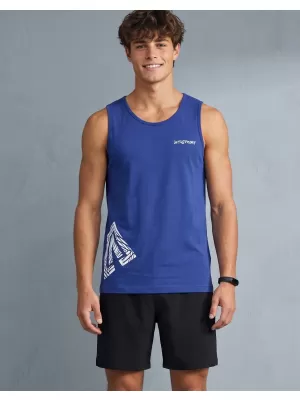 Moški brezrokavnik ALTISPORT ALM013142 KRALJEVSKO MODRA