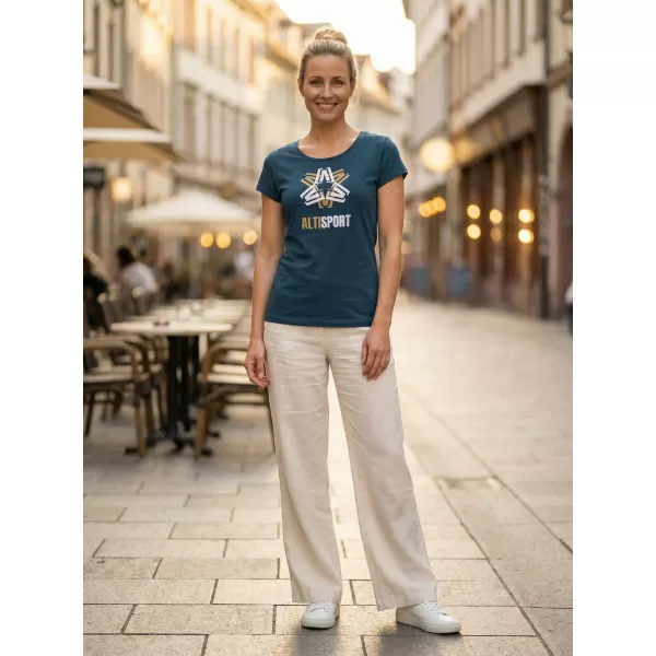  Ženska majica s kratkimi rokavi ALTISPORT ALW046122 KEROZIN 
