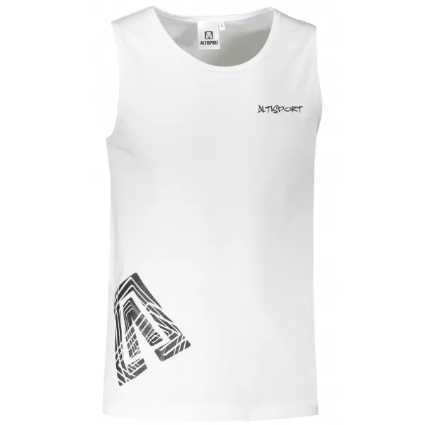  Moški brezrokavnik ALTISPORT ALM013142 BELA 