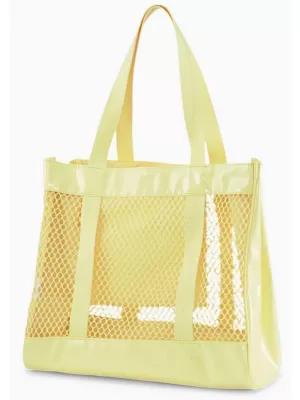 Ženska torba PUMA CORE NET SHOPPER RUMENA HRUŠKA