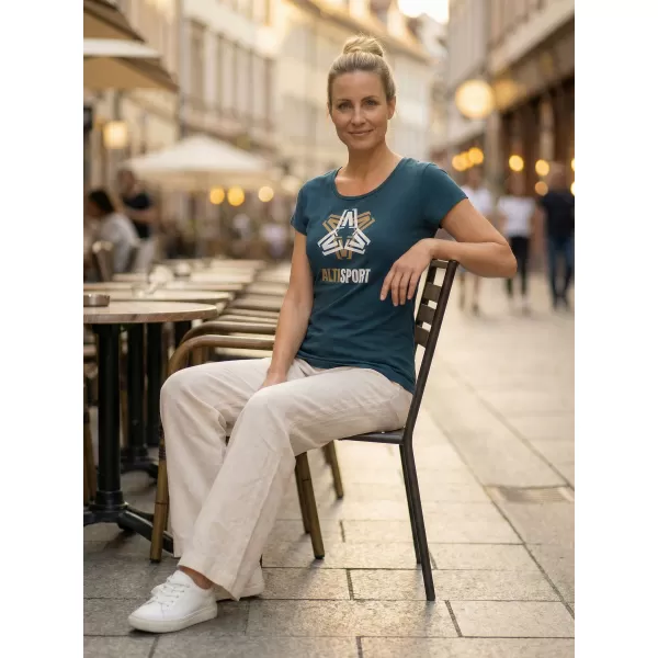  Ženska majica s kratkimi rokavi ALTISPORT ALW046122 KEROZIN 