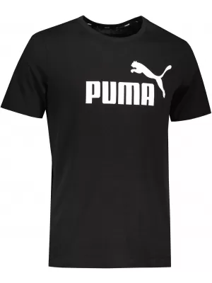 Moška majica s kratkimi rokavi PUMA ESS LOGO TEE ČRNA PUMA