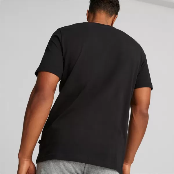  Moška majica s kratkimi rokavi PUMA ESS LOGO TEE ČRNA PUMA 