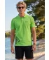 Moška majica s kratkimi rokavi z ovratnikom ALTISPORT ALM013203 JABOLČNO ZELENA