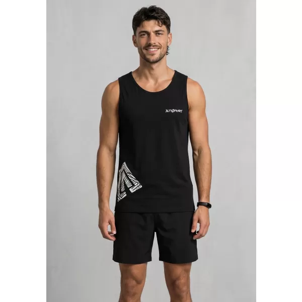  Moški brezrokavnik ALTISPORT ALM013142 ČRNA 