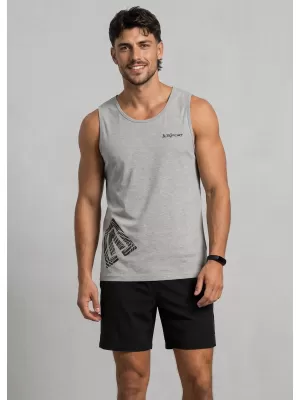 Moški brezrokavnik ALTISPORT ALM013142 TEMNO SIVI POUDARKI