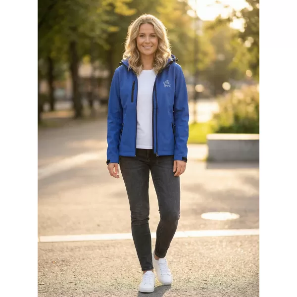  Ženska softshell jakna ALTISPORT ALW056521 KRALJEVSKO MODRA 