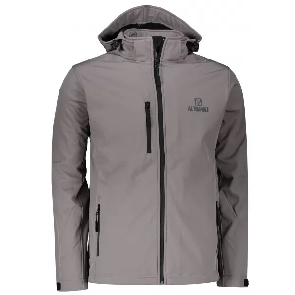  Moška softshell jakna ALTISPORT ALM006522 JEKLENO SIVA 
