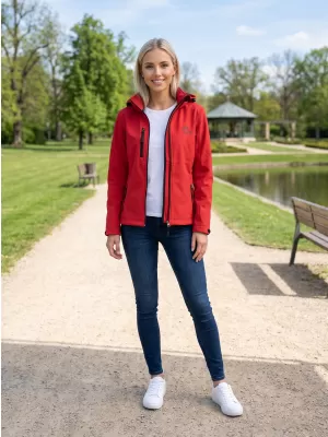 Ženska softshell jakna ALTISPORT ALW056521 RDEČA