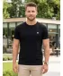 Pánské premium triko ALTISPORT CARRYOVER ALM065153 ČERNÁ