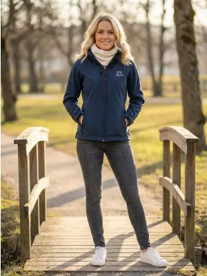 Ženska softshell jakna ALTISPORT ALW056521 MORNARSKO MODRA