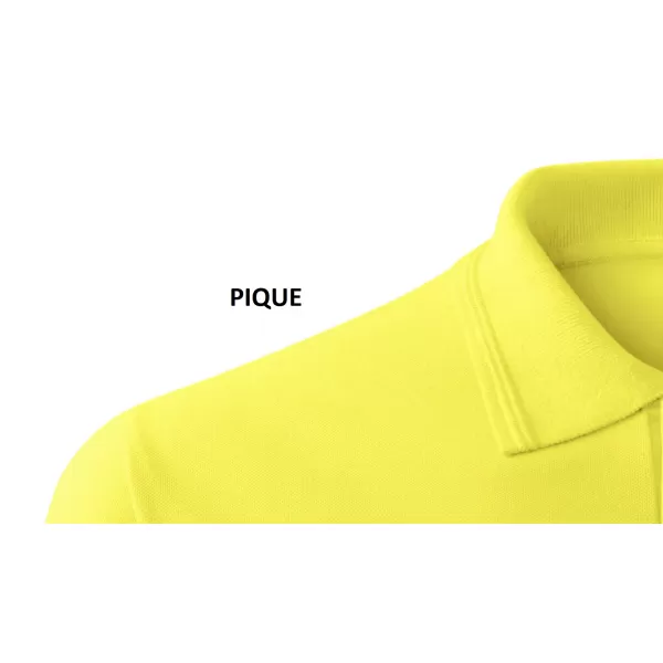  Pánské triko s límečkem ALTISPORT CARRYOVER ALM065203 CITRÓNOVÁ 