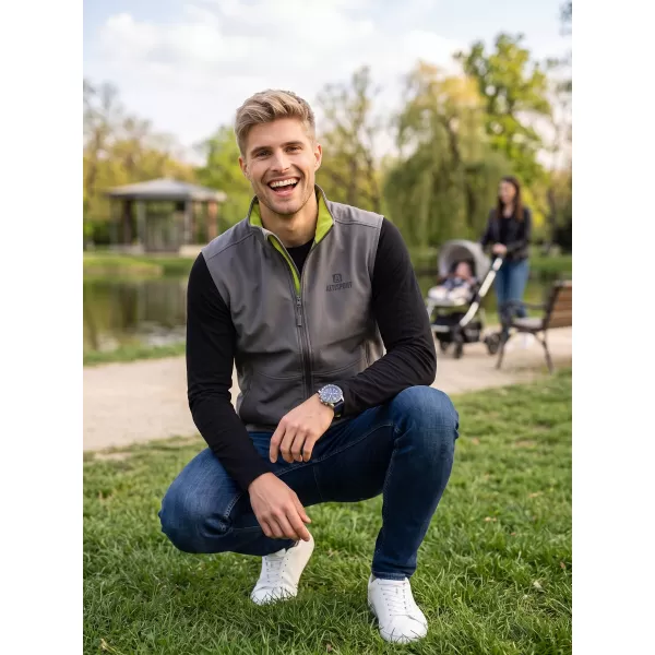  Moški softshell telovnik ALTISPORT ALM006517 JEKLENO SIVA 