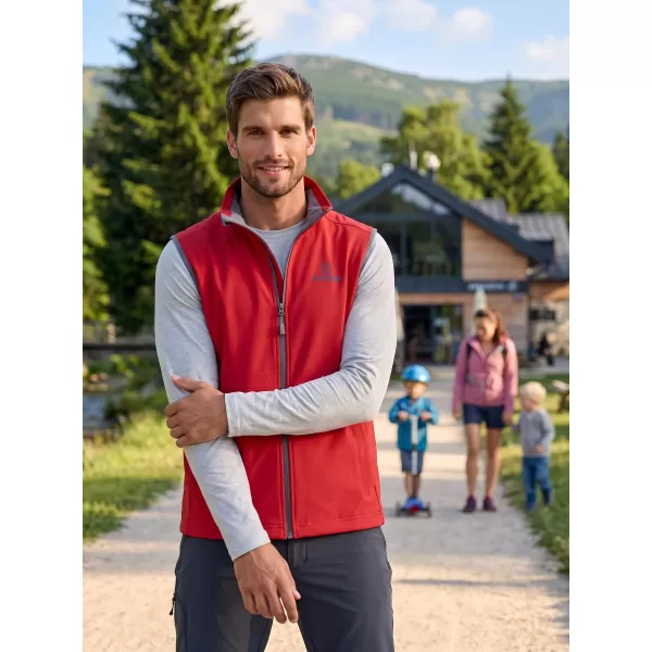  Moški softshell telovnik ALTISPORT ALM006517 RDEČA 