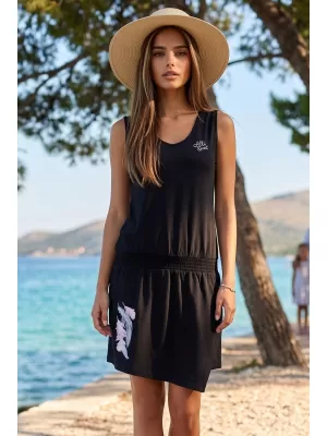 Obleka ALTISPORT NYONA LSKT329 ČRNA