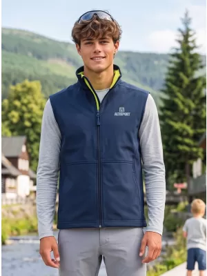 Moški softshell telovnik ALTISPORT ALM006517 MORNARSKO MODRA