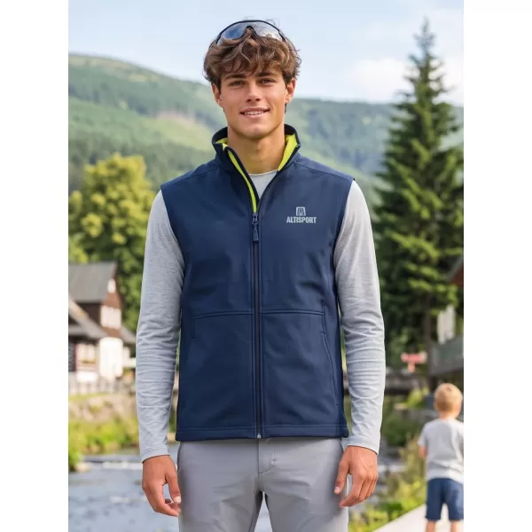  Moški softshell telovnik ALTISPORT ALM006517 MORNARSKO MODRA 