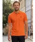 Pánské triko s límečkem ALTISPORT CARRYOVER ALM065203 ORANŽOVÁ