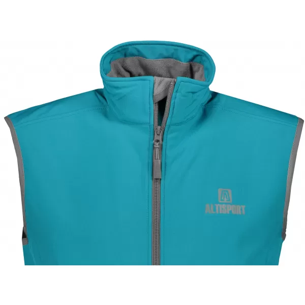  Moški softshell telovnik ALTISPORT ALM006517 TEMNO TURKIZNA 