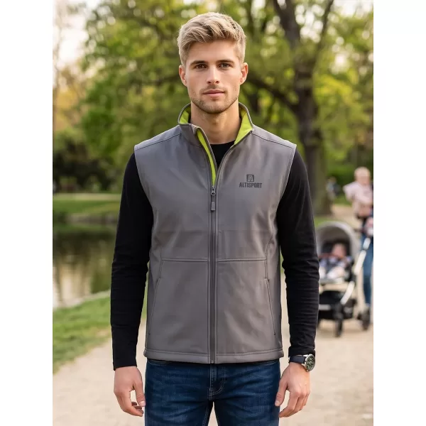  Moški softshell telovnik ALTISPORT ALM006517 JEKLENO SIVA 