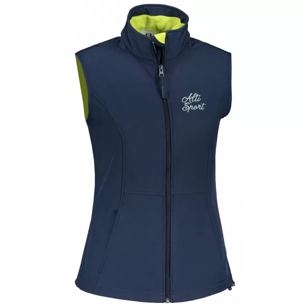  Ženski softshell telovnik ALTISPORT ALW056516 MORNARSKO MODRA 
