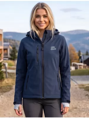 Ženska softshell jakna ALTISPORT ALW056521 MORNARSKO MODRA