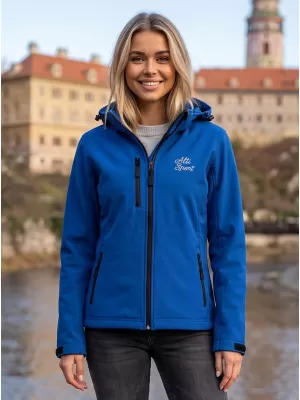 Ženska softshell jakna ALTISPORT ALW056521 KRALJEVSKO MODRA