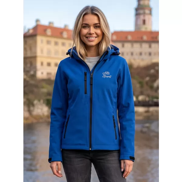  Ženska softshell jakna ALTISPORT ALW056521 KRALJEVSKO MODRA 
