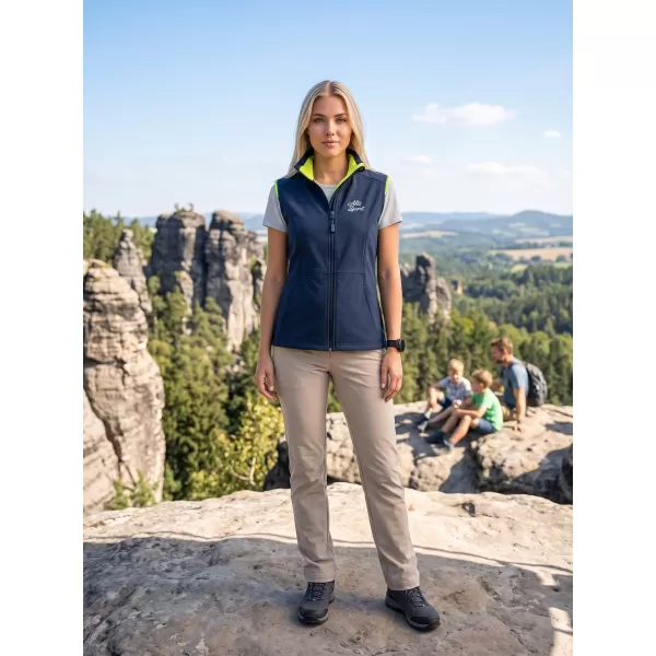  Ženski softshell telovnik ALTISPORT ALW056516 MORNARSKO MODRA 