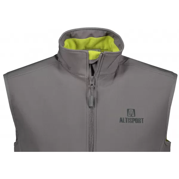  Moški softshell telovnik ALTISPORT ALM006517 JEKLENO SIVA 
