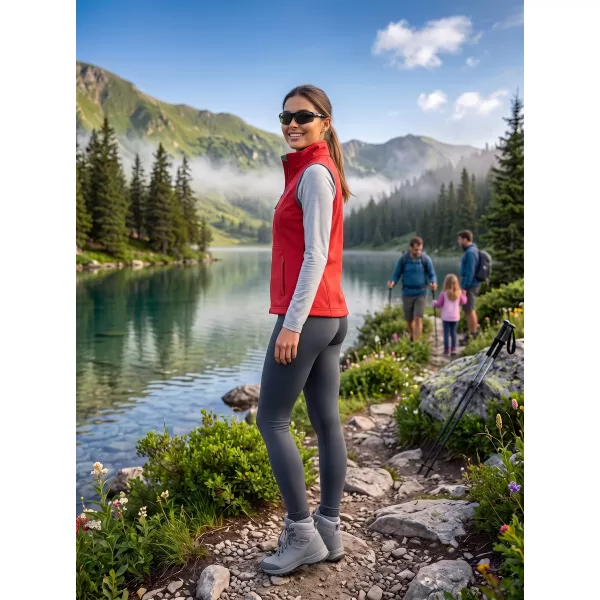  Ženski softshell telovnik ALTISPORT ALW056516 RDEČA 