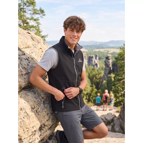  Moški softshell telovnik ALTISPORT ALM006517 ČRNA 