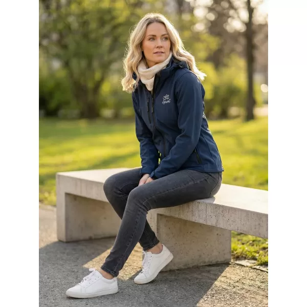  Ženska softshell jakna ALTISPORT ALW056521 MORNARSKO MODRA 