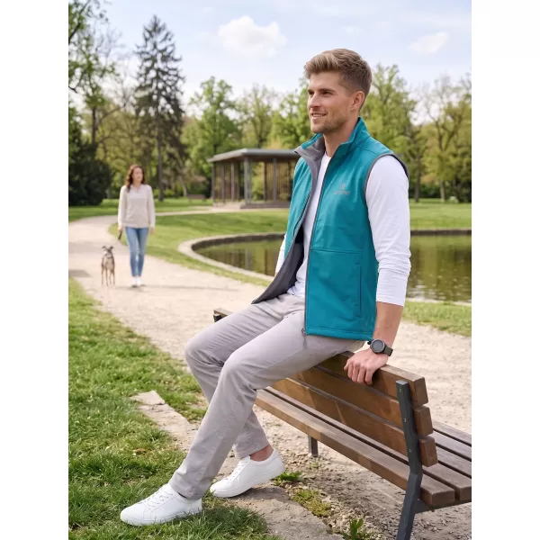 Moški softshell telovnik ALTISPORT ALM006517 TEMNO TURKIZNA 