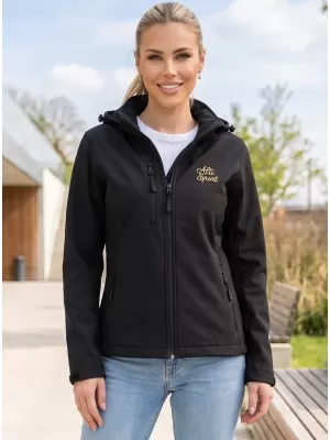 Ženska softshell jakna ALTISPORT ALW056521 ČRNA