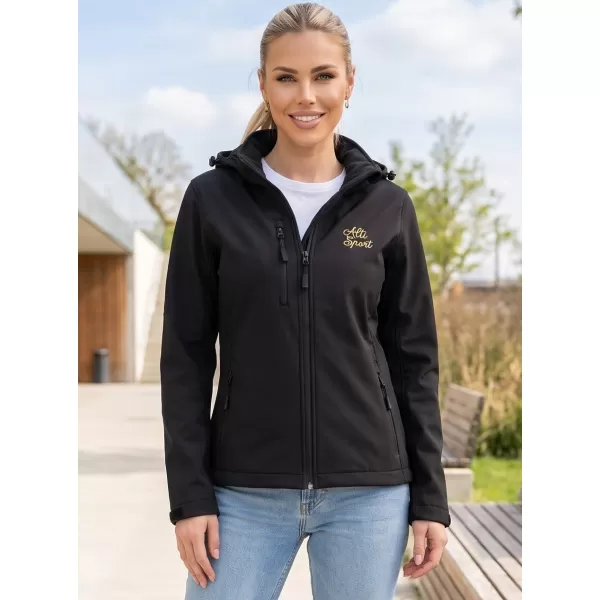  Ženska softshell jakna ALTISPORT ALW056521 ČRNA 