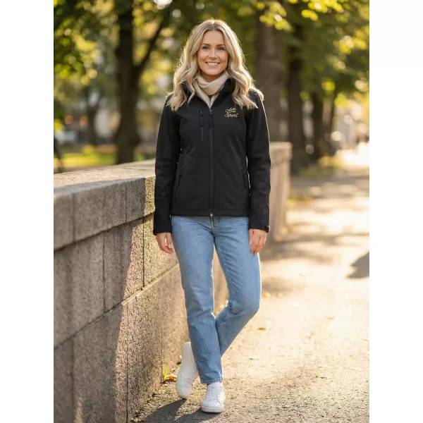 Ženska softshell jakna ALTISPORT ALW056521 ČRNA 