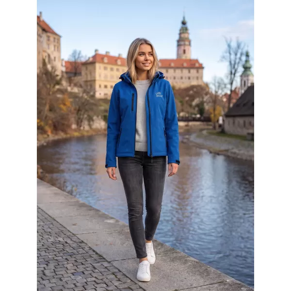  Ženska softshell jakna ALTISPORT ALW056521 KRALJEVSKO MODRA 