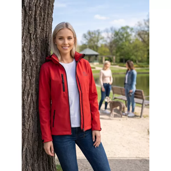  Ženska softshell jakna ALTISPORT ALW056521 RDEČA 