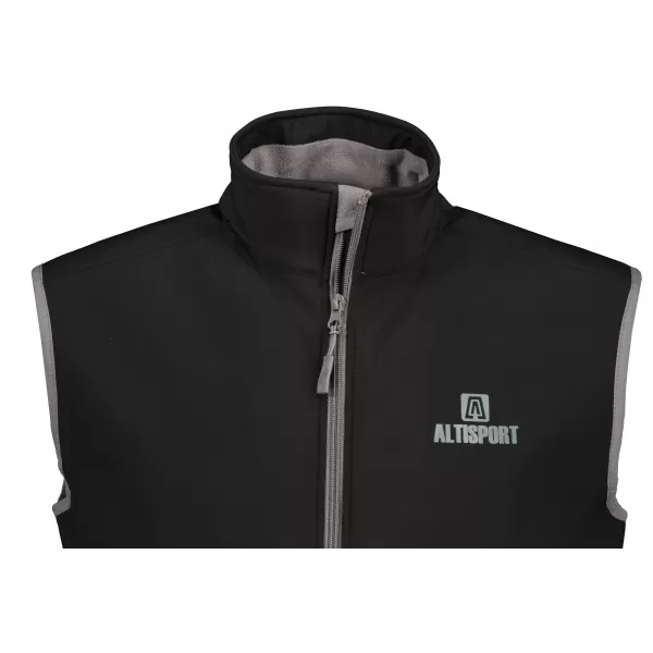  Moški softshell telovnik ALTISPORT ALM006517 ČRNA 