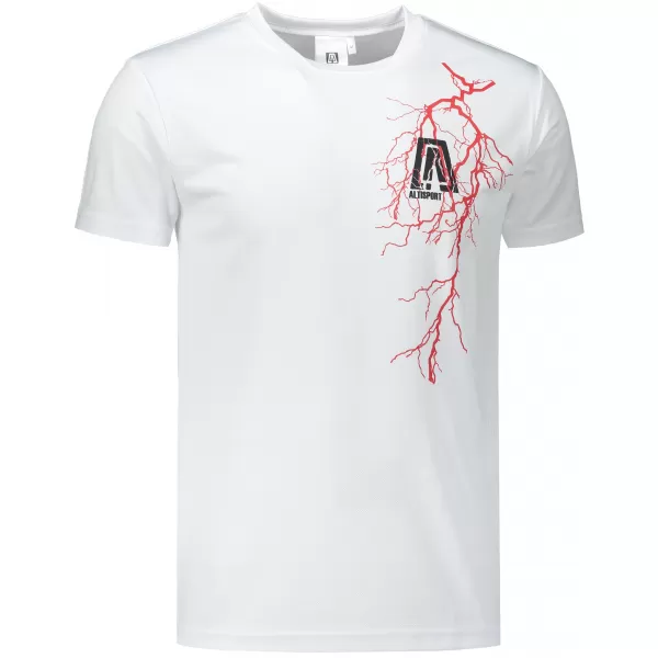  Pánské funkční triko ALTISPORT CARRYOVER ALM027124 BÍLÁ 