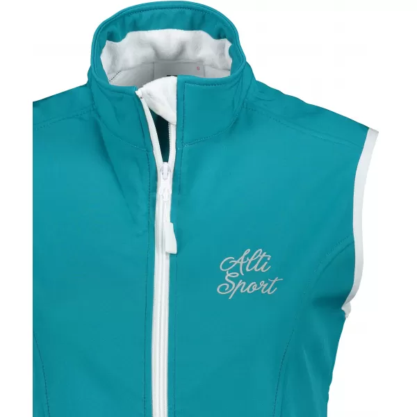  Ženski softshell telovnik ALTISPORT ALW056516 TEMNO TURKIZNA 