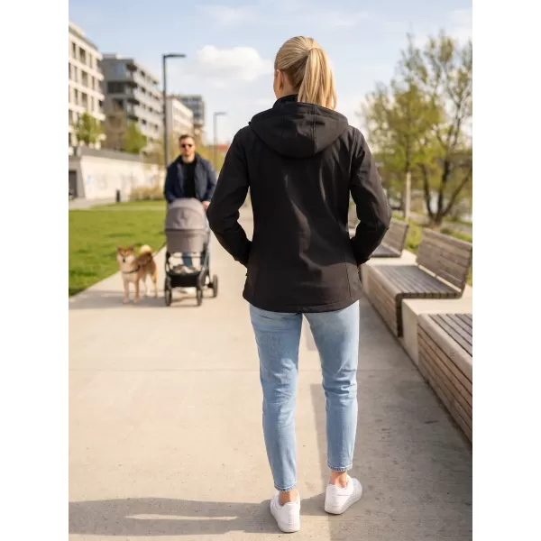  Ženska softshell jakna ALTISPORT ALW056521 ČRNA 